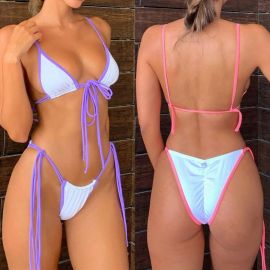 String Tie Bikini Set Beachwear Micro Triangle Swimsuit